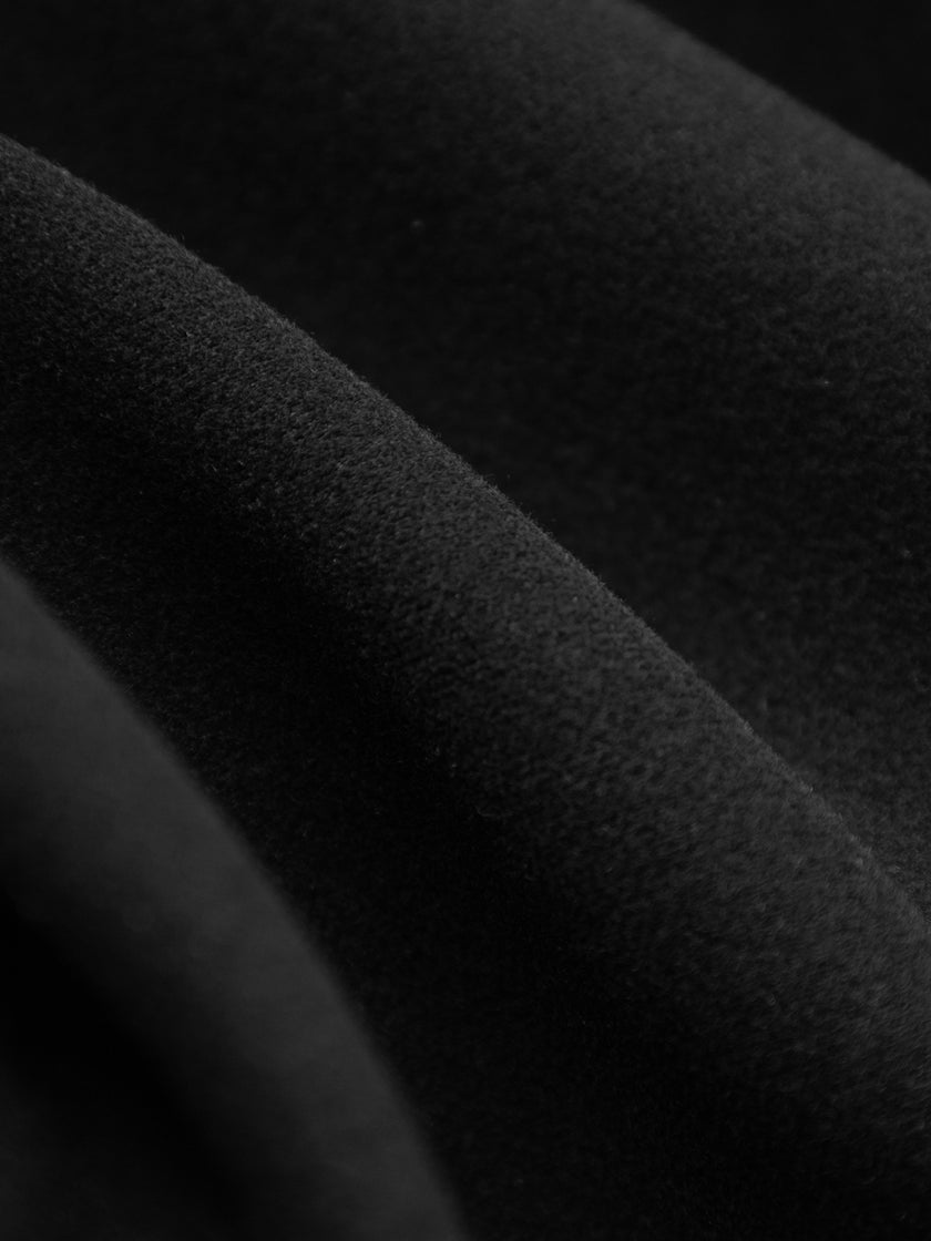 Close-up of black fabric texture