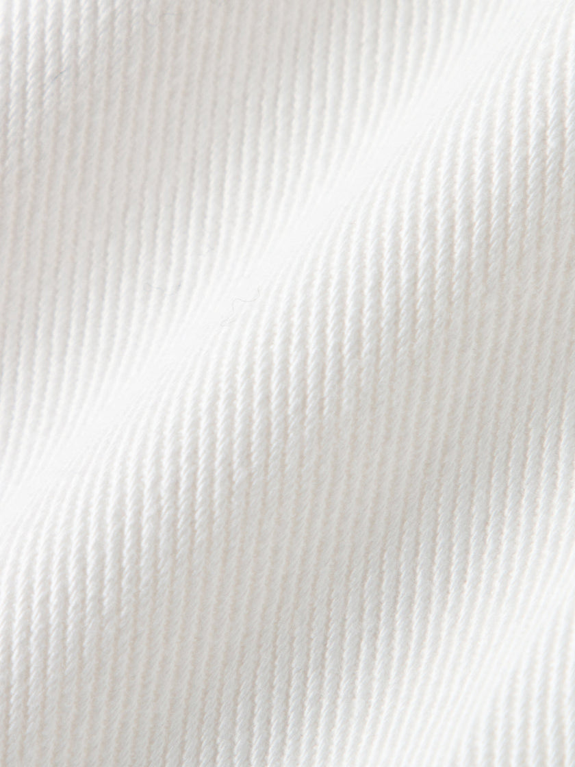 Meilleur Moment Women's Original White Small Leg 100% Cotton Cropped Pants 5E7251751