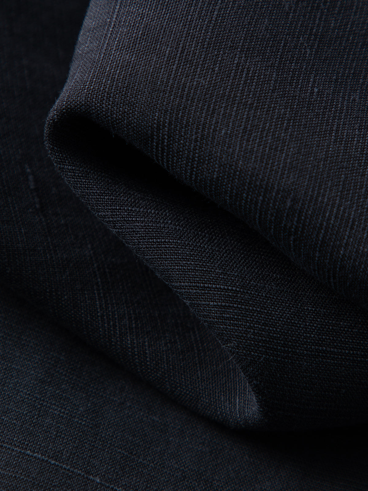 MEILLEUR MOMENT Midnight Blue Lyocell Pants- Fabric Details