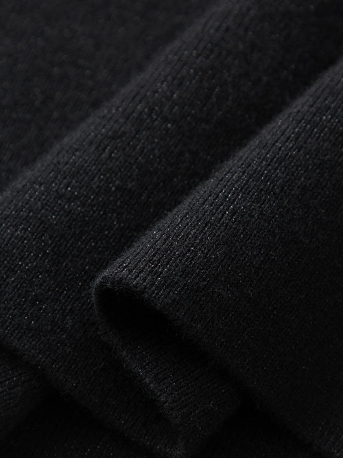 Load image 1 in gallery view. Wool Knit Vest Long Sleeve Shirt Dress