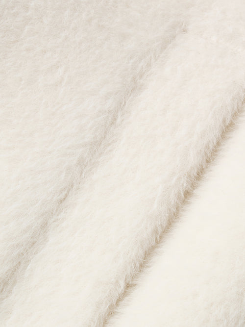 Load image 1 in gallery view. Double Breasted Alpaca Wool Peacoat