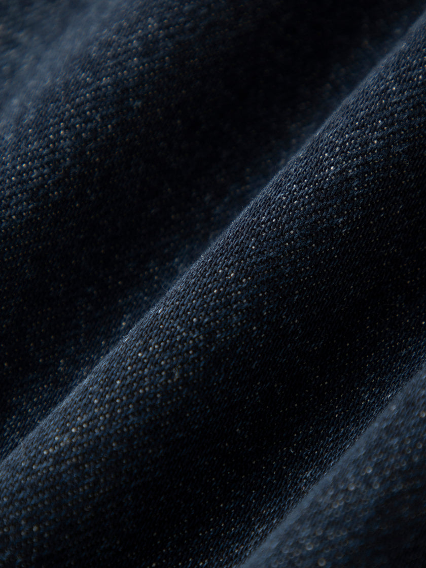 Fleece-Lined Wide-Leg Denim Jeans