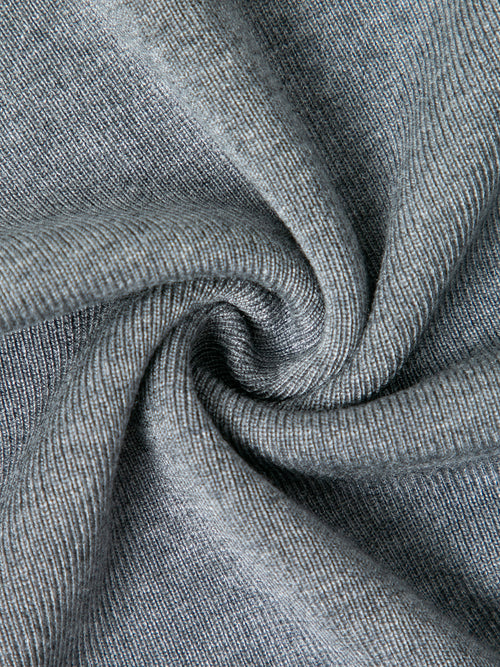 Load image 1 in gallery view. Gray Drape-Neck Top
