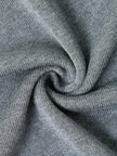 Gray Drape-Neck Top