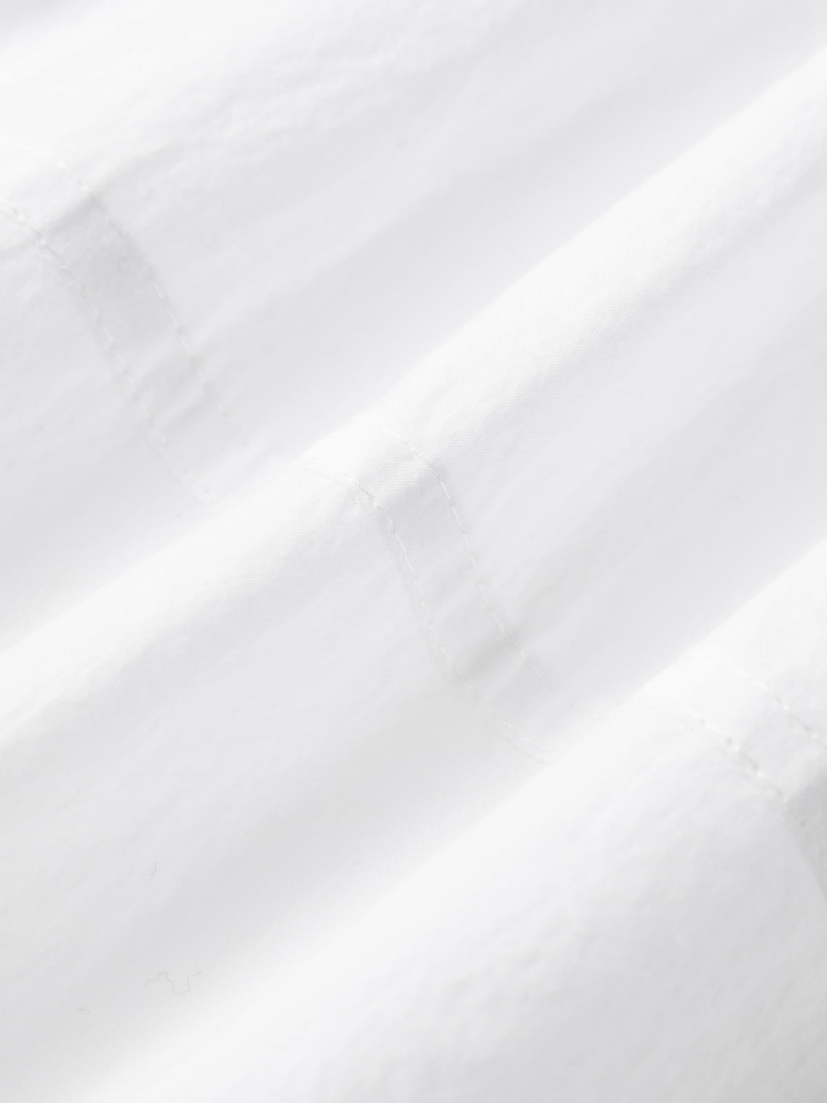 Pure Cotton V-Neck White Shirt