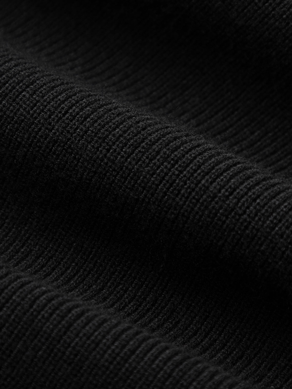 Close-up of black textured fabric