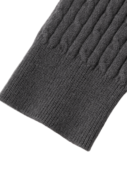 Load image 1 in gallery view. Cable Knit Cashmere Cardigan