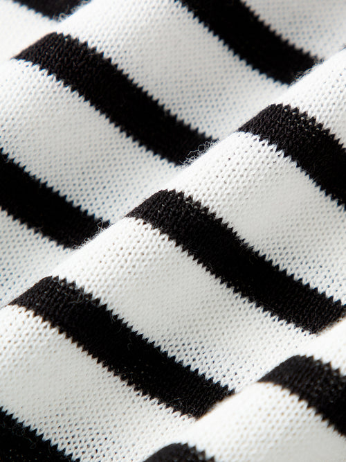 Load image 1 in gallery view. Striped Crewneck Relaxed Top