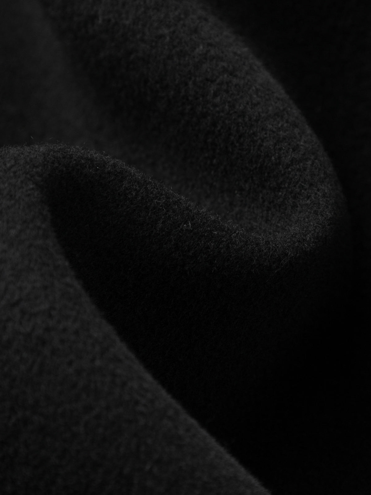 Peak Collar Pure Wool Coat