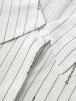 Stripe Pure Silk Shirt