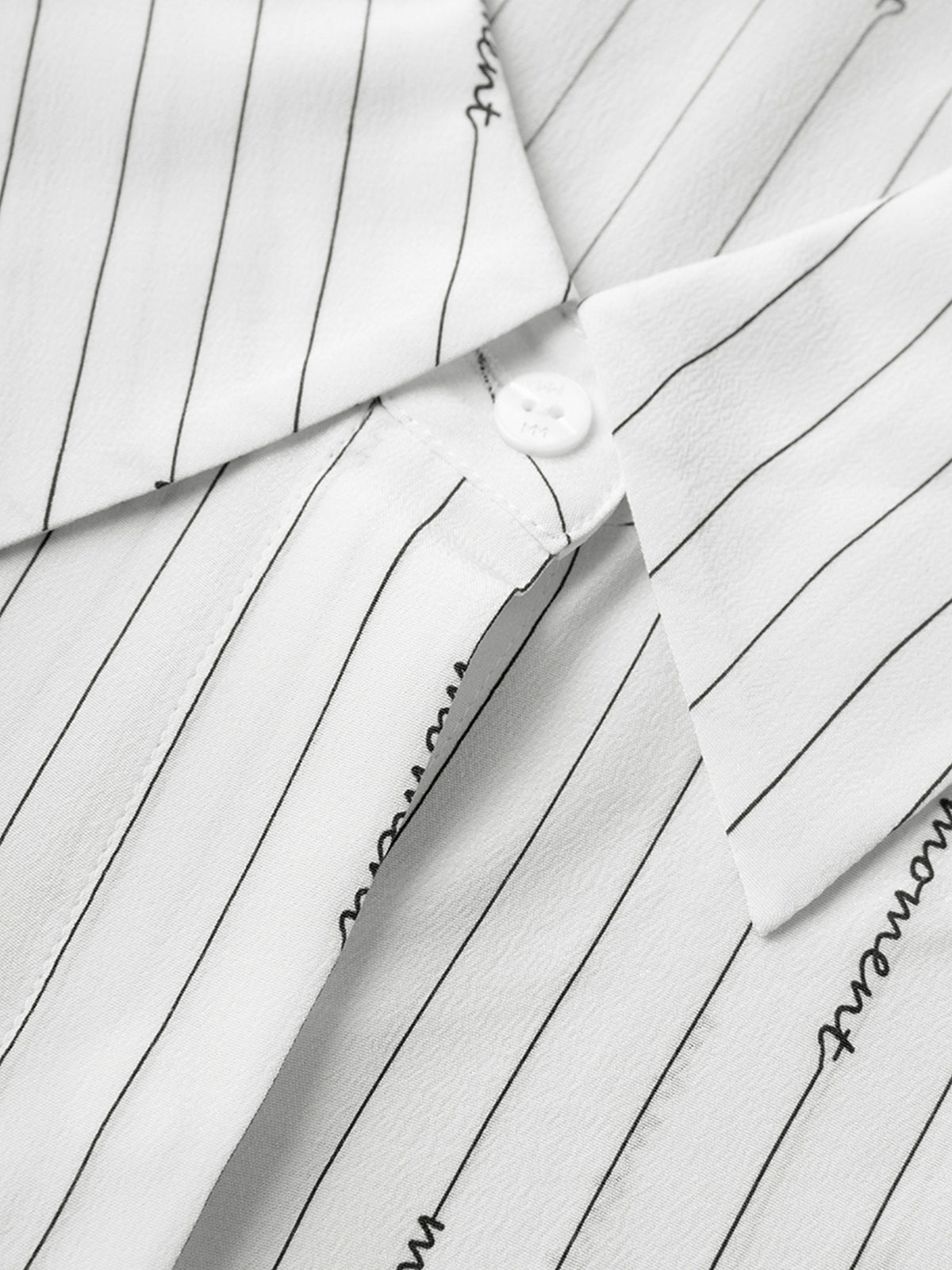 Stripe Pure Silk Shirt