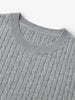 Round Neck Short Sleeves Rib Knitwear