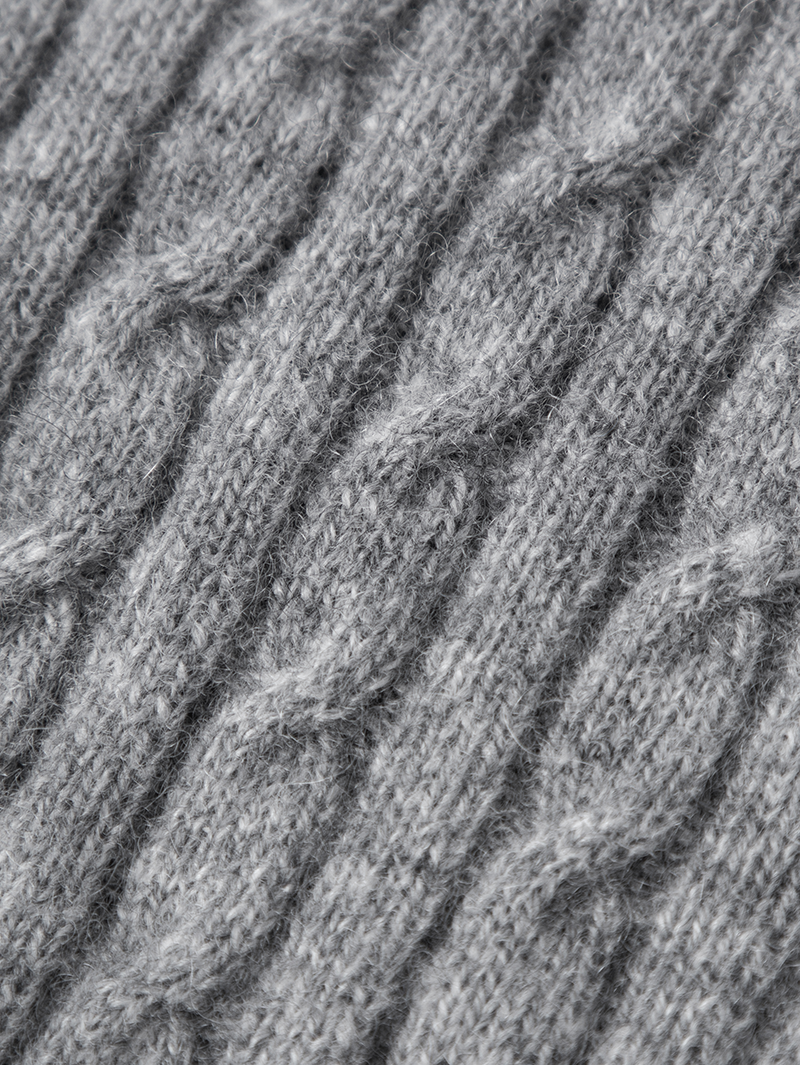 Rib Cashmere Cardigan - MEILLEUR MOMENT OFFICIAL STORE NEW YORK 