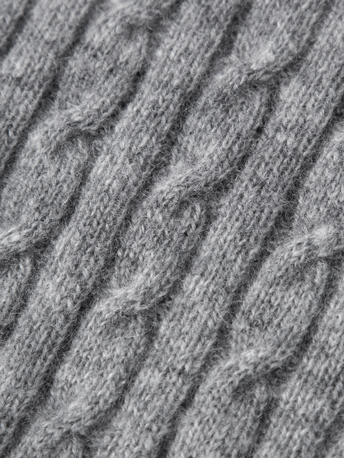 Load image 1 in gallery view. Rib Cashmere Cardigan - MEILLEUR MOMENT OFFICIAL STORE NEW YORK 