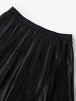 Pleated Maxi Skirt