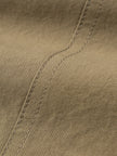 Cotton Stand-Collar Buttoned Raglan-Sleeve Trench Coat