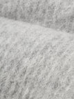 Close-up of gray fabric texture