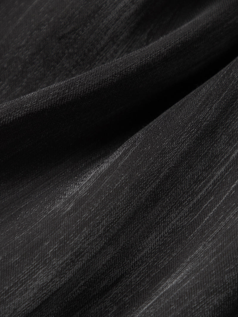 Gathered Neckline Sheer Blouse