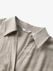 Polo Neck Tie-Front Blouse
