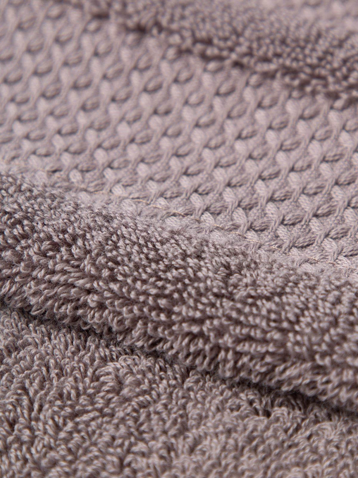 Cotton Gray & White Striped Towel and Bath Set