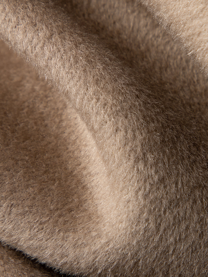 Large Lapel Wool Cashmere Hooded Coat - MEILLEUR MOMENT OFFICIAL STORE NEW YORK 