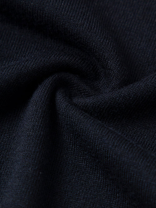 Load image 1 in gallery view. V-Neck Knit Sweater Shirt Two-in-One Design