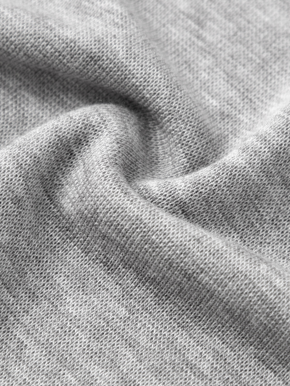 Close-up of gray fabric with visible texture