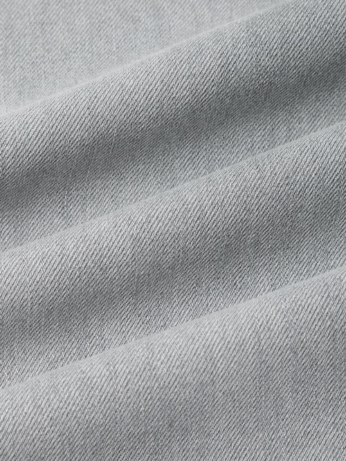 Load image 1 in gallery view. Gray Flared Cotton-Blend Jeans