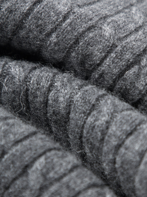 Load image 1 in gallery view. Ribbed Cashmere Cardigan