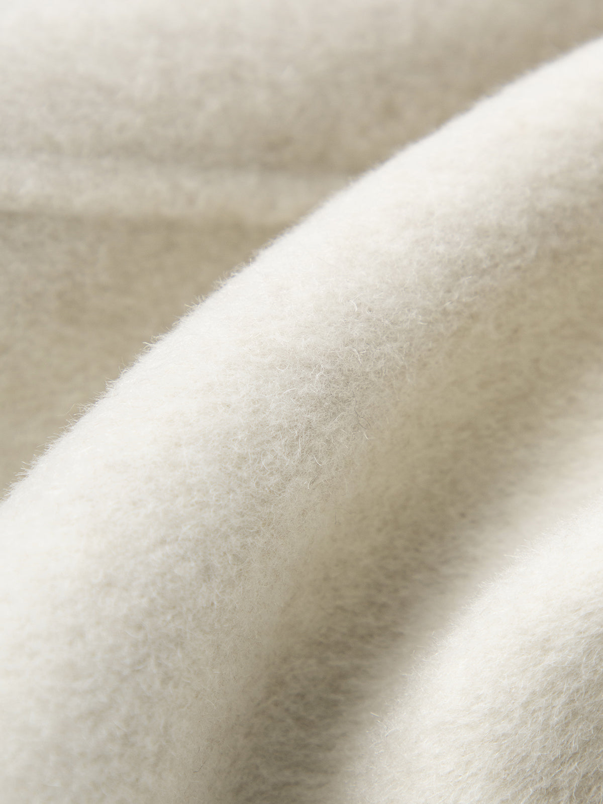 Lapel Collar Wool Blend Coat