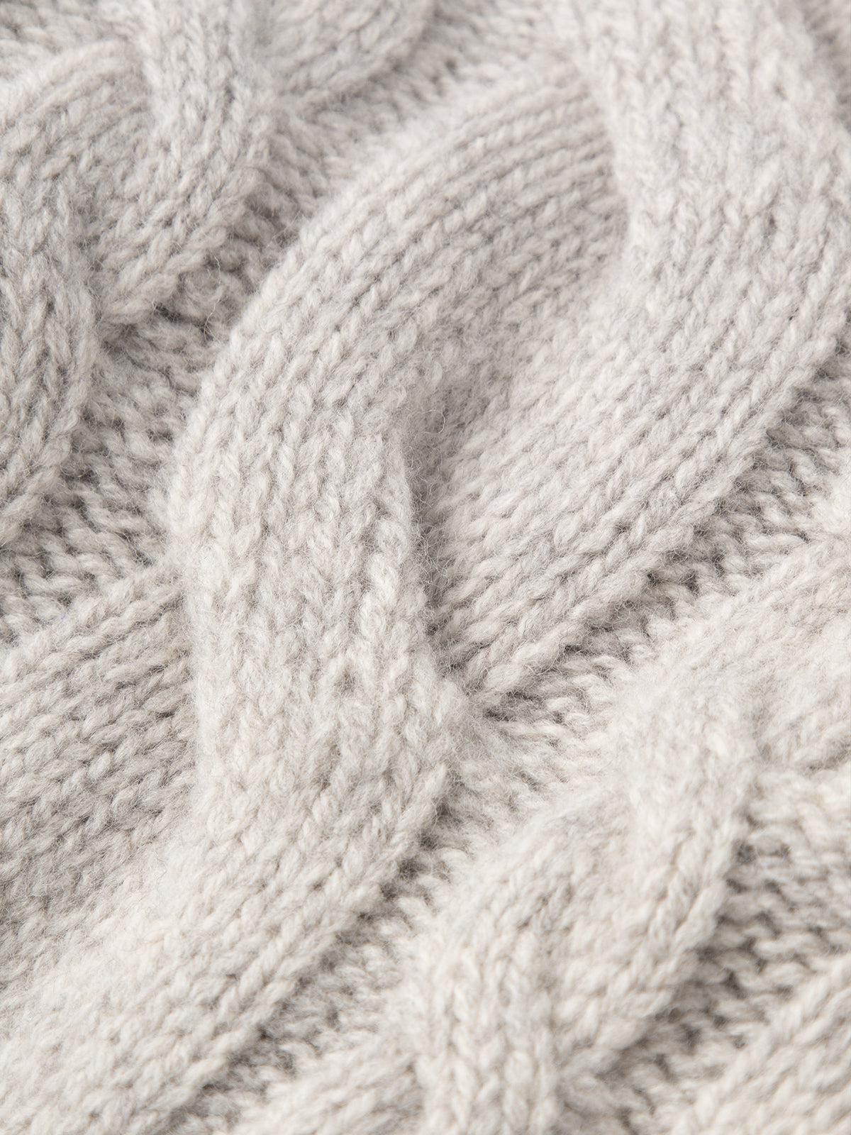 Pure Wool Cable Knit Cardigan