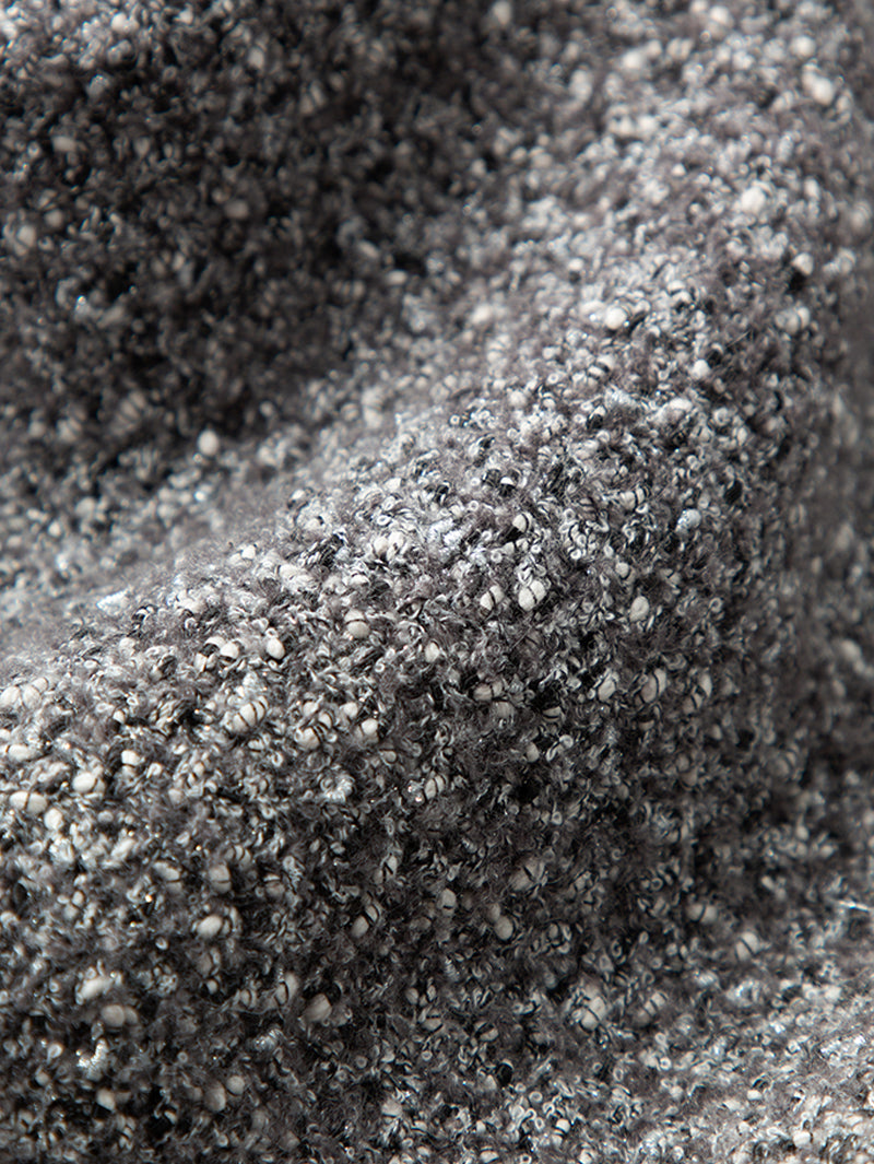 Meilleur Moment Women's Grey Round Neck Sleeveless Knitwear 5F213S691