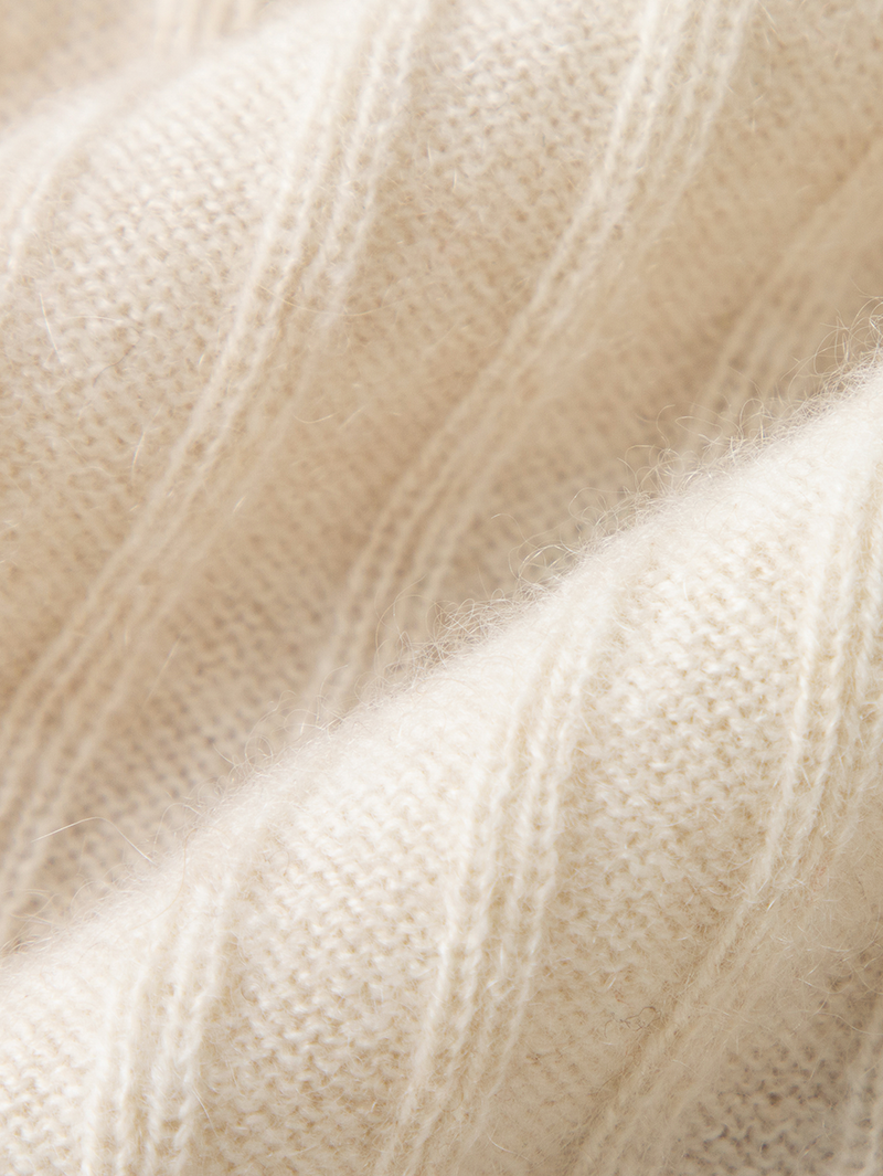 Rib Polo Cashmere Sweater - MEILLEUR MOMENT OFFICIAL STORE NEW YORK 