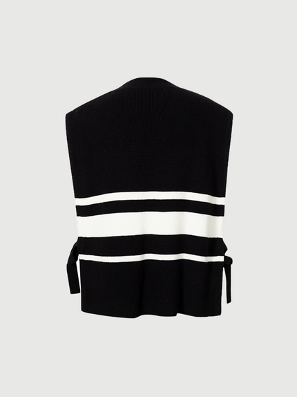 V-Neck Knit Vest