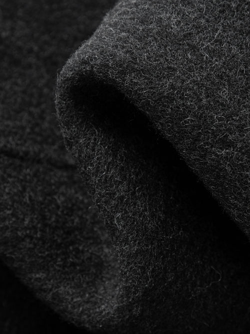 Load image 1 in gallery view. Wool-Camel Blend Round-Neck Short Jacket