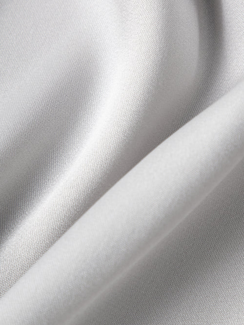 Load image 1 in gallery view. Tie-Neck Silk Shirt