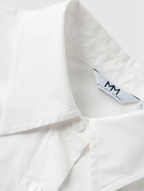 Load image 1 in gallery view. Cotton Button-Up Shirt