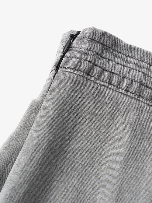 Load image 1 in gallery view. 100% Lyocell Denim Ankle-Length Dress