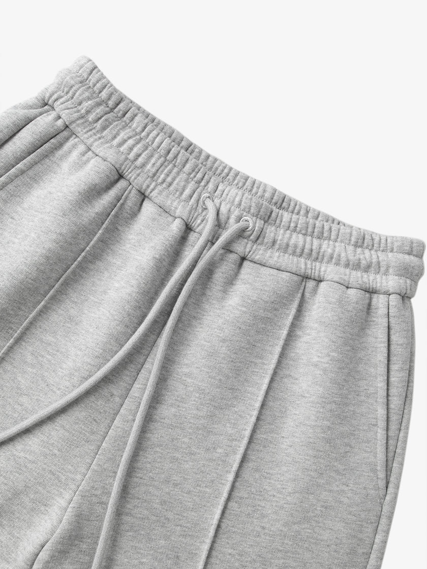 Drawstring Cotton Blend Pants