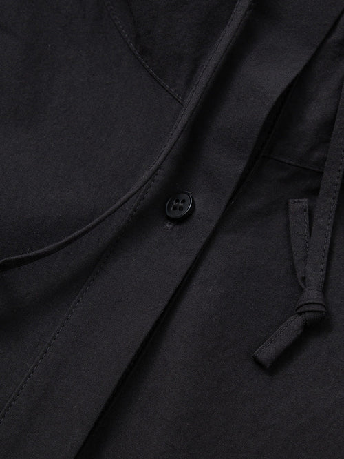 Load image 1 in gallery view. 100% Cotton Hooded Trench Coat