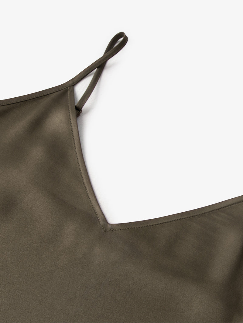 Smooth Acetate Slip Dress