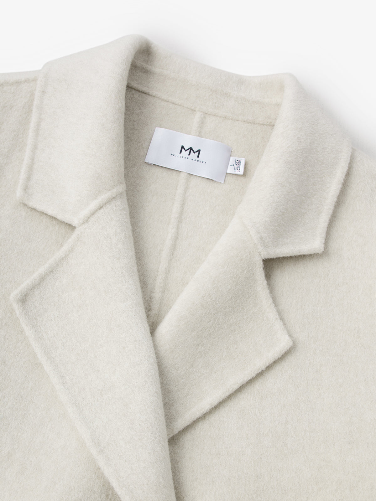 Lapel Collar Wool Blend Coat