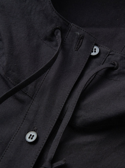 Load image 1 in gallery view. Cotton Hooded Relaxed Jacket