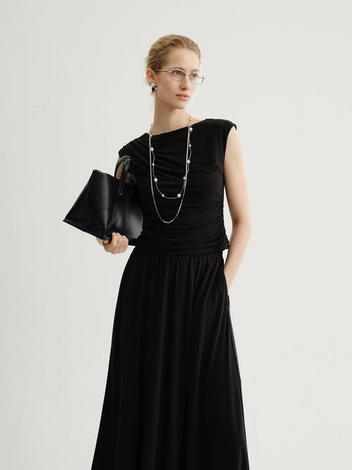 Load image 1 in gallery view. Ruched Fitted Tank