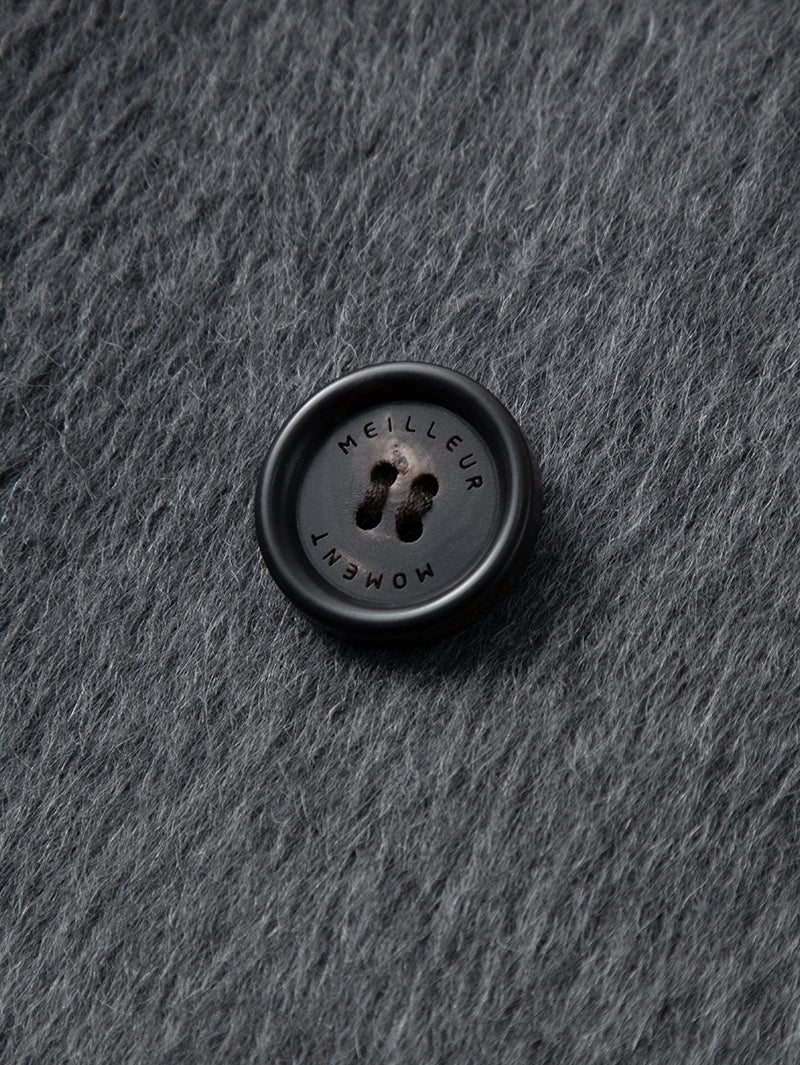 Peak Lapel Wool Alpaca Coat - MEILLEUR MOMENT OFFICIAL STORE NEW YORK 