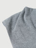 Gray Drape-Neck Top
