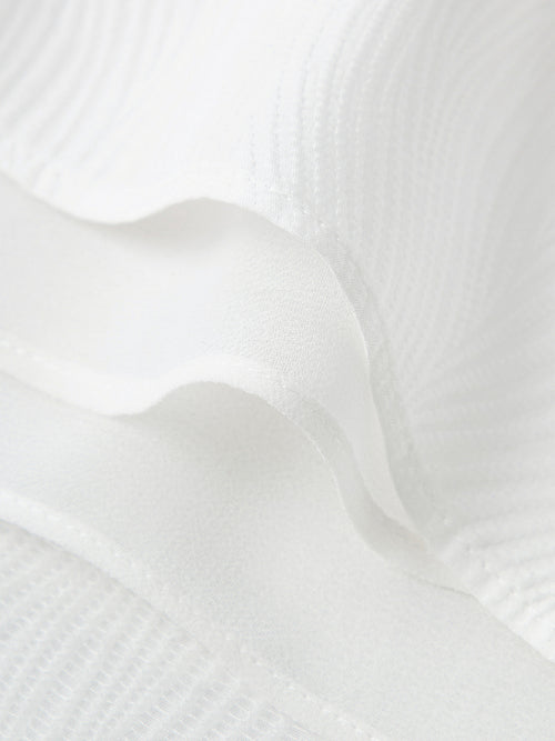 Load image 1 in gallery view. 100% Silk Wave Texture Blouse