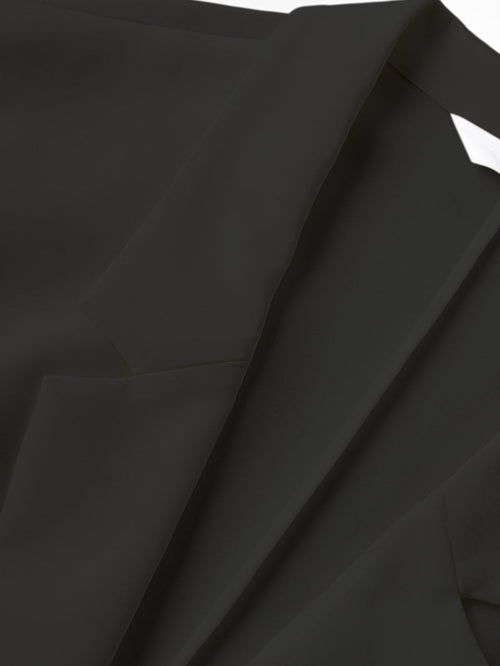 Load image 1 in gallery view. One Button 92% Silk Blazer