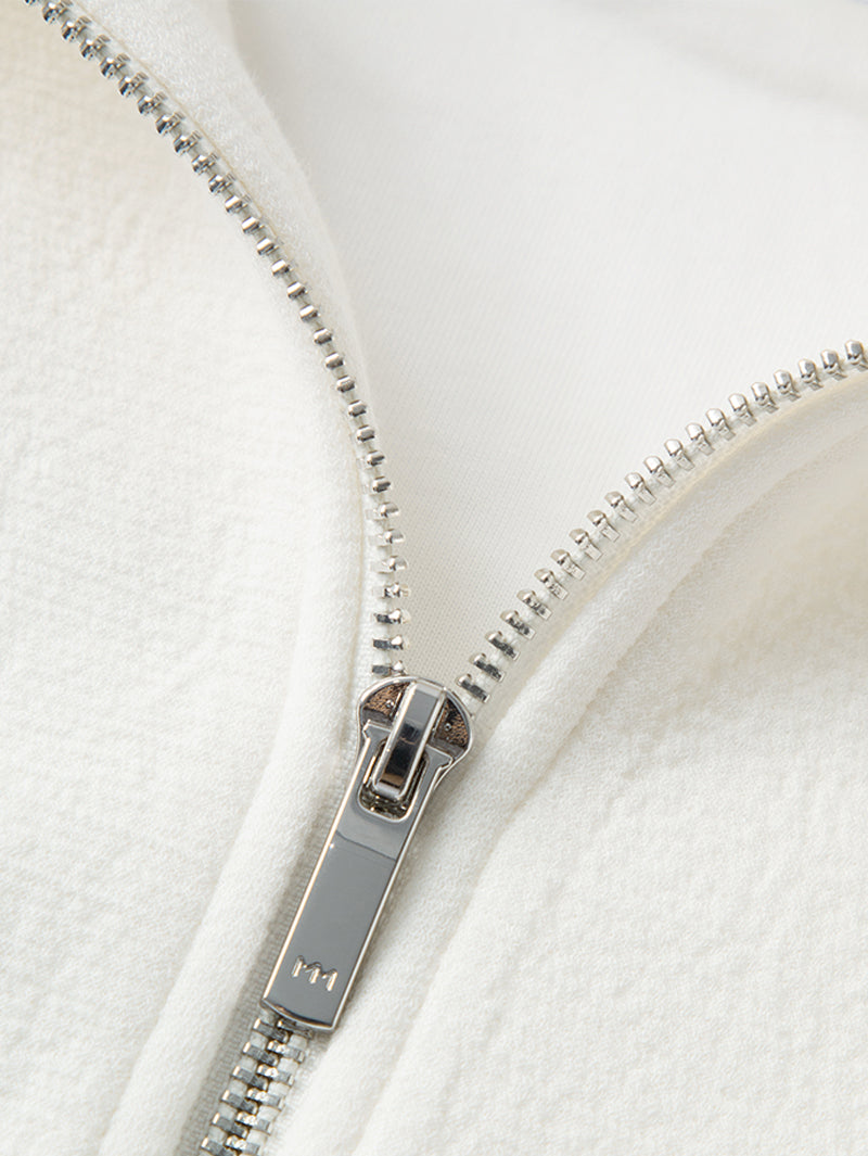 Cropped Bomber Jacket