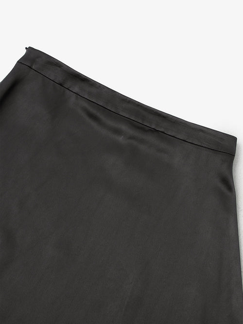 Load image 1 in gallery view. Flowy Acetate Skirt